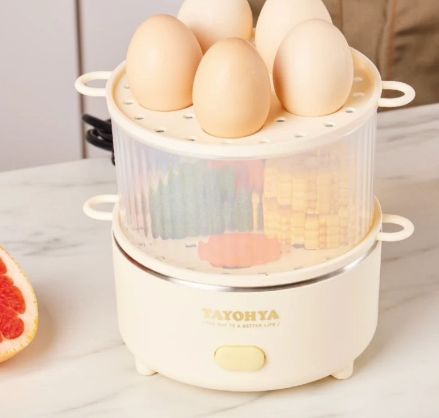 多样屋TA71-0007BP多功能早餐机蒸蛋器高清大图