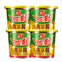 海天 黄豆酱170g*4 豆瓣酱炒焖菜拌面蘸食大豆酱(会员)