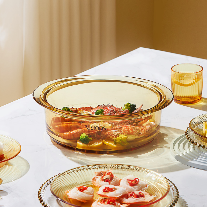 康宁餐具 玻璃蒸格VISIONS晶彩20CM高清大图