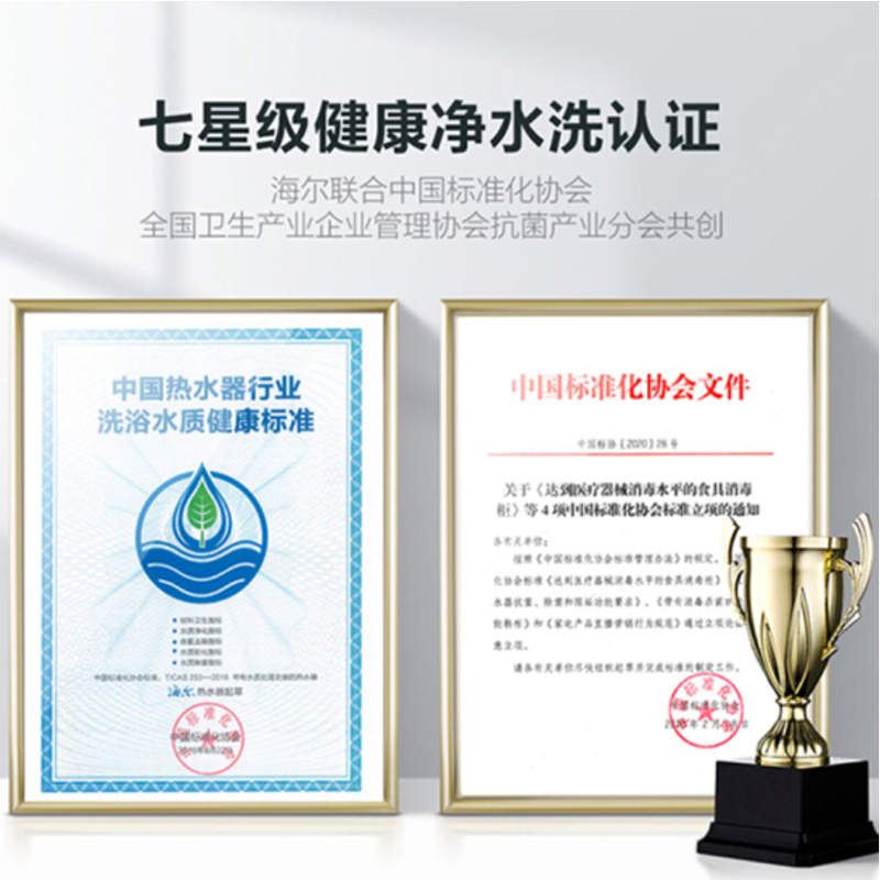 统帅(Leader)海尔出品80升电热水器 一级能效 新鲜活水抑垢净水洗 健康灭菌 七星净化