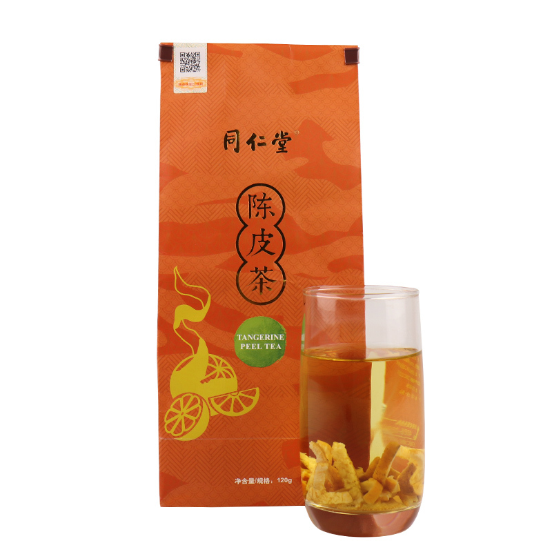 同仁堂 陈皮花草茶 陈皮干泡水茶叶 120g