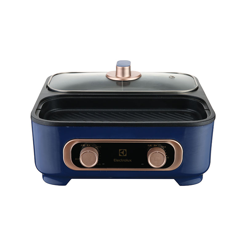 伊莱克斯涮烤一体锅藏青色1300W-EGTG-5020