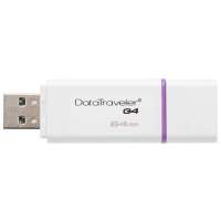 金士顿(Kingston)64GB U盘 DTIG4 高速优盘USB3.0 时尚色彩 紫色