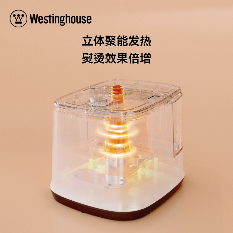 西屋(WESTINGHOUSE)手持立式蒸汽挂烫机小型电熨斗熨衣烫衣机WGTS17高清大图