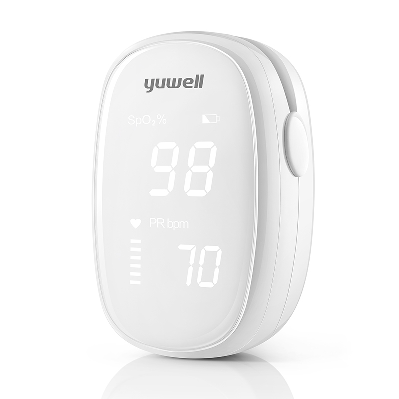 鱼跃(YUWELL)血氧仪YX102指夹式血氧饱和度脉搏检测器LED显示全自动测量血氧仪