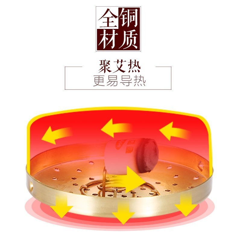 艾灸盒随身灸家用仪熏蒸便携式熏艾草条艾条艾柱艾炙器罐包热敷袋