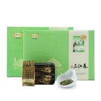 【中华特色】三江馆广西三江特产高山绿茶三江春侗美仙池牌仙池翠剑50g*4罐