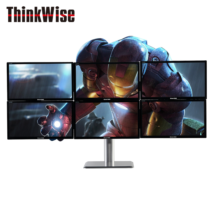 慧想(Thinkwise) 显示器支架电脑液晶六屏支架臂显示屏桌面旋转升降L601