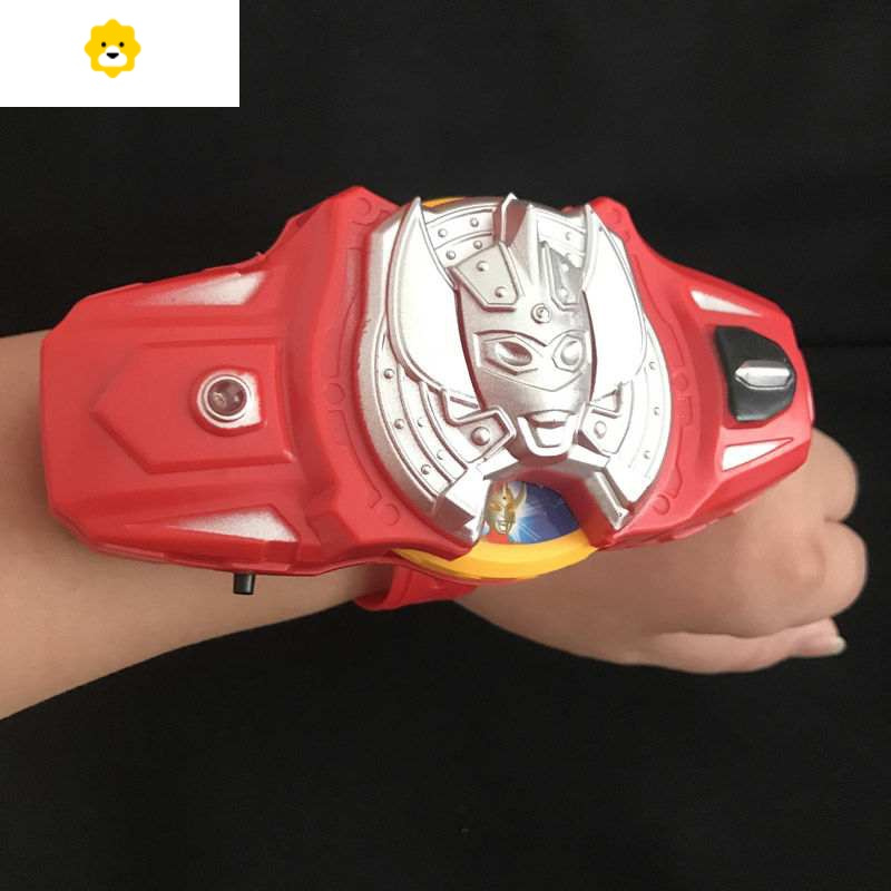 真智力泰罗手镯召唤器银河手环手表变身器发声音发光可带儿童玩红手环