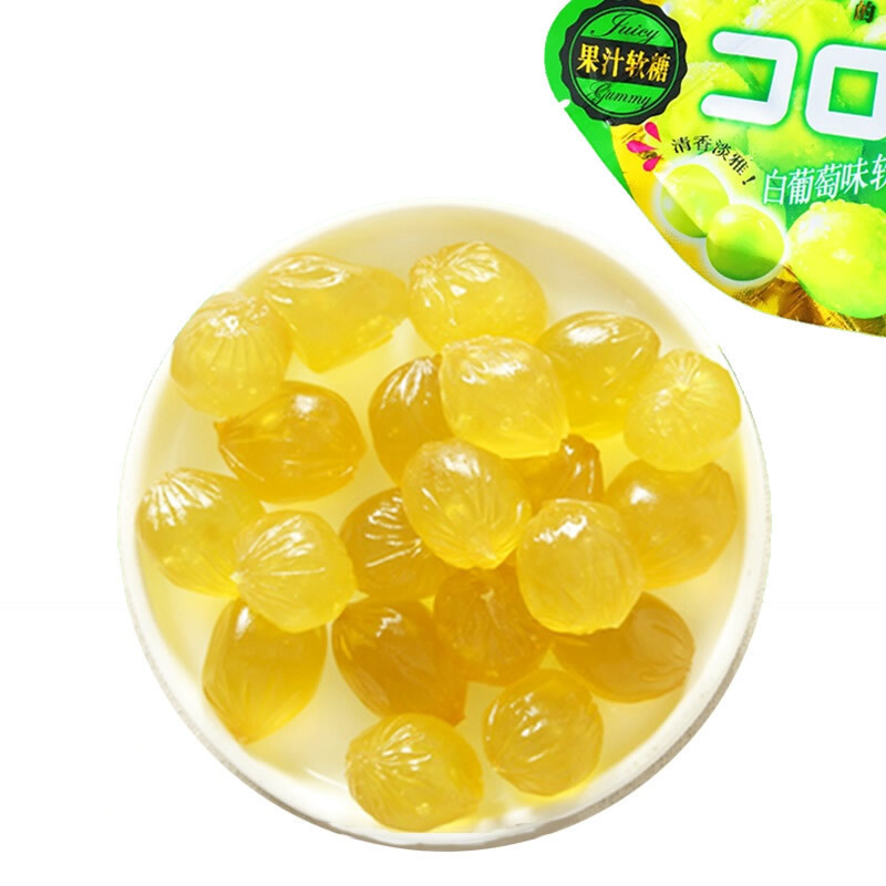 悠哈酷露露白葡萄味软糖52g