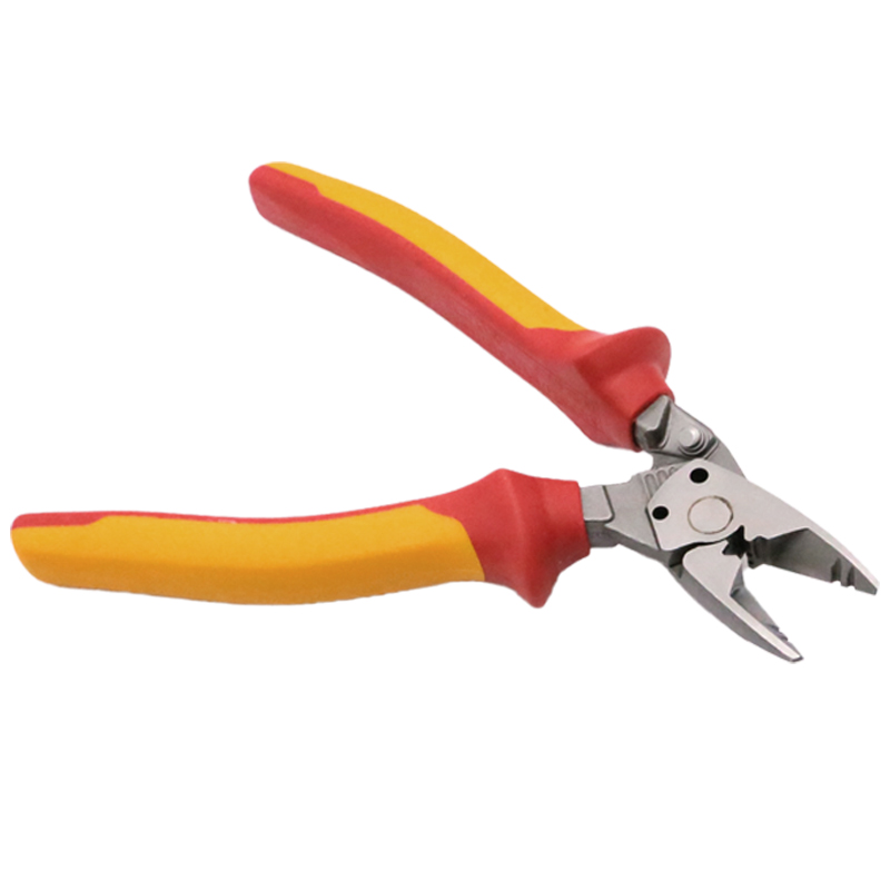 维度WEDO绝缘省力弯头斜口钳电工斜口钳(德标工业级)7寸180mm IN504B-07 /把高清大图