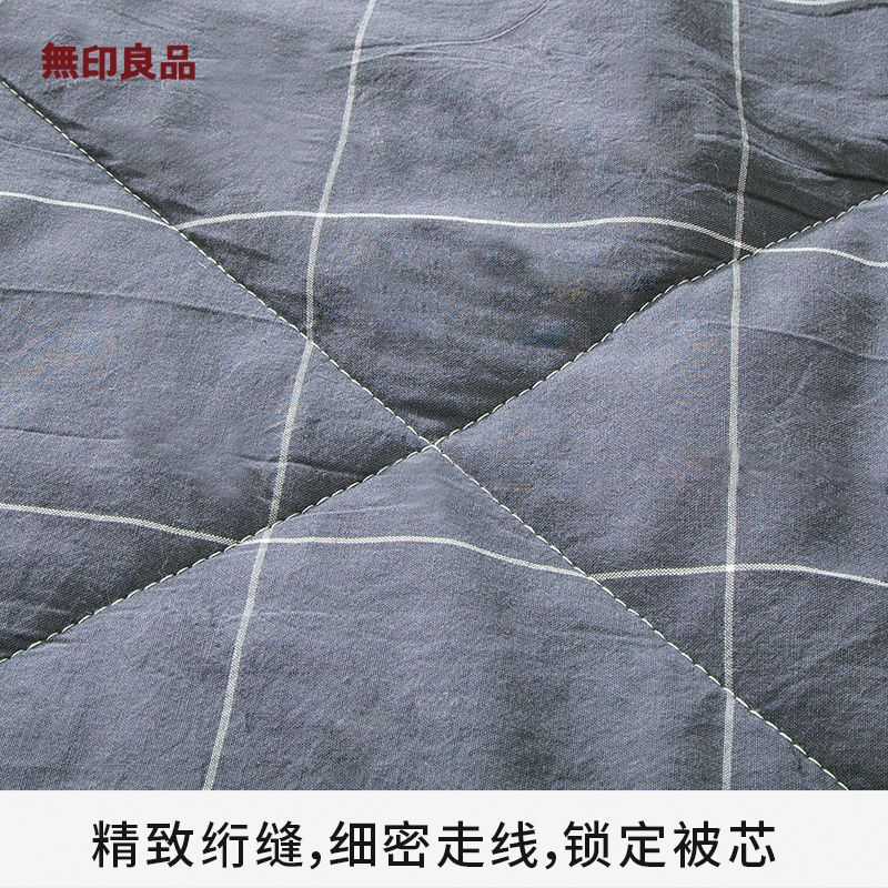 色织全棉水洗棉夏凉被单人双人纯棉夏天被子空调被