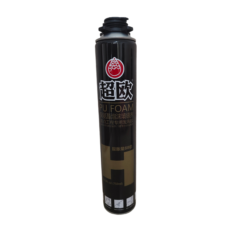 超欧 聚氨酯泡沫胶填缝剂 门缝墙缝填充物聚氨酯发泡剂防水补漏