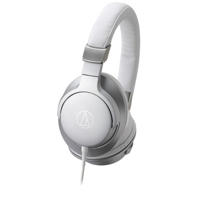 铁三角(audio-technica)ATH-AR5iS(金属银色)便携型耳罩式智能手机专用耳麦 有线耳机