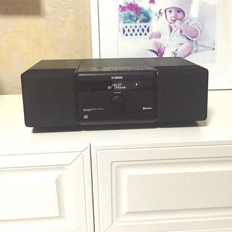 Yamaha/雅马哈 MCR-B020 CD组合HIFI音响桌面蓝牙音箱胎教卧室床白色