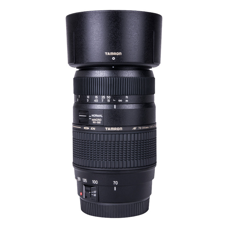 腾龙(TAMRON) 70-300mm F/4-5.6 Di A17微距1:2佳能卡口中远摄变焦相机镜头数码配件62mm