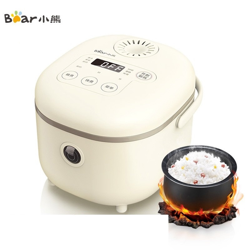 小熊(bear) DFB-B20A1 电饭煲 2升迷你小容量 1-2人多功能柴火元釜内胆 电饭锅
