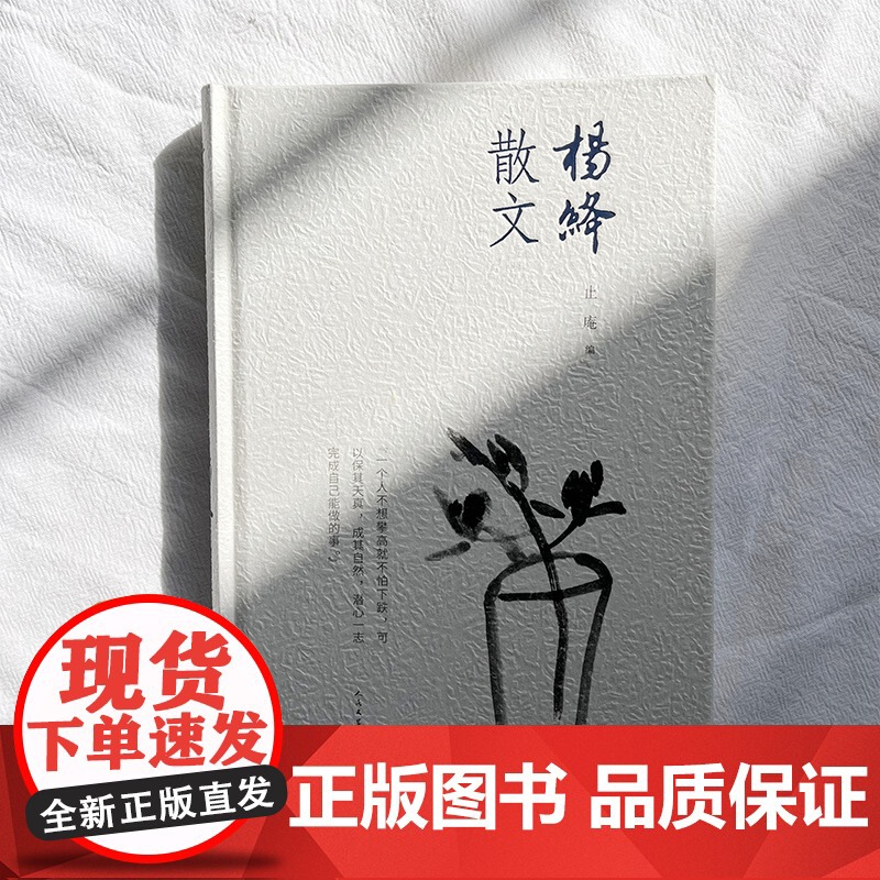 杨绛散文 精装版 人民文学出版社 正版书籍 收录杨绛先生经典散文佳作 文字温润通透 字里行间藏着对生活 亲情与岁月的深刻高清大图