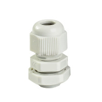 尼龙塑料电缆 M型防水接头电缆 M18*1.5 白色