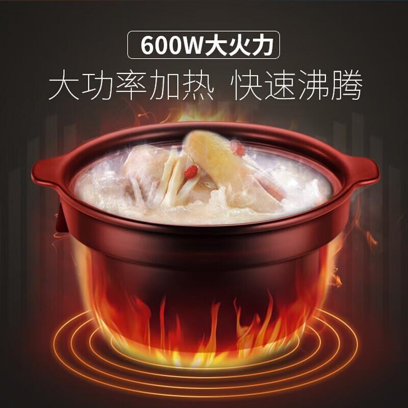 苏泊尔(SUPOR) TG40YC5 4L 600W 电炖锅 (计价单位:台) 灰色