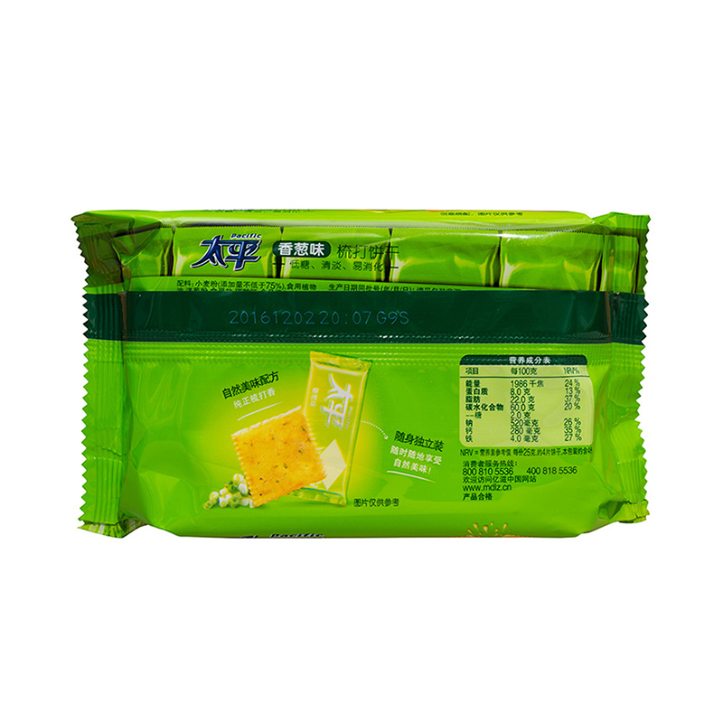 太平梳打饼干100g