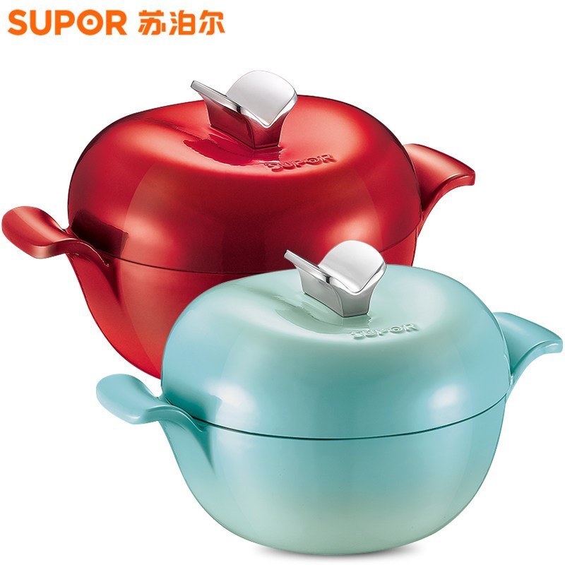 苏泊尔珐琅铸樱桃型22cm料理锅FLT20A3
