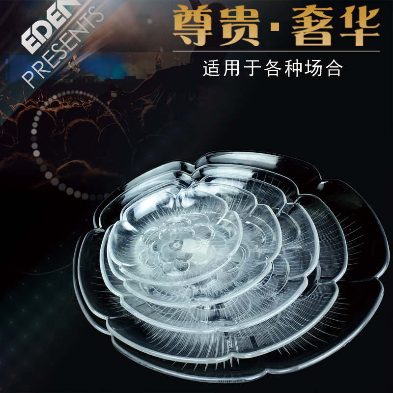 亚克力透明果盘35CM 30个起购