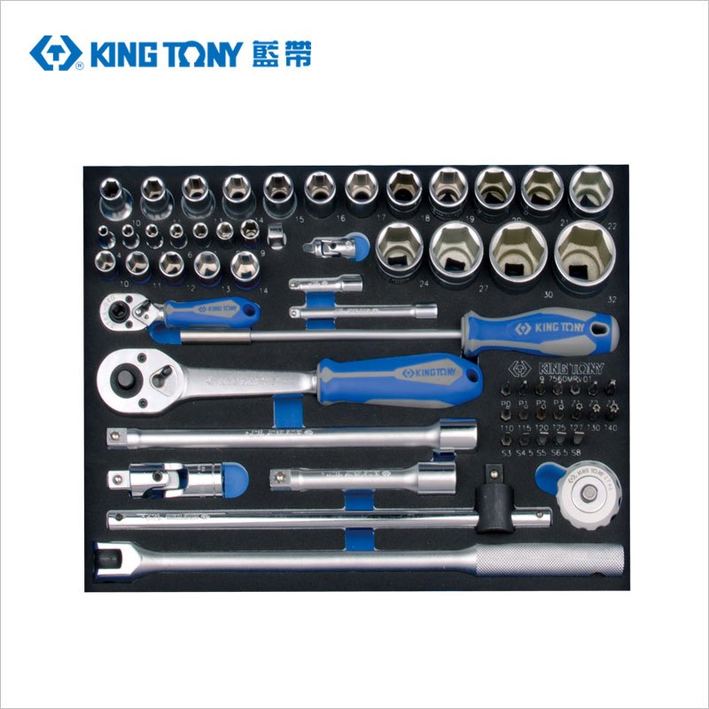 藍帶 棘轮扳手工具车组套 9-7560MRV01