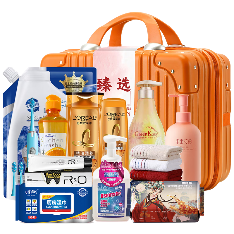 欧莱雅&蔬果园洗护清洁12件套装-CYMX250818006