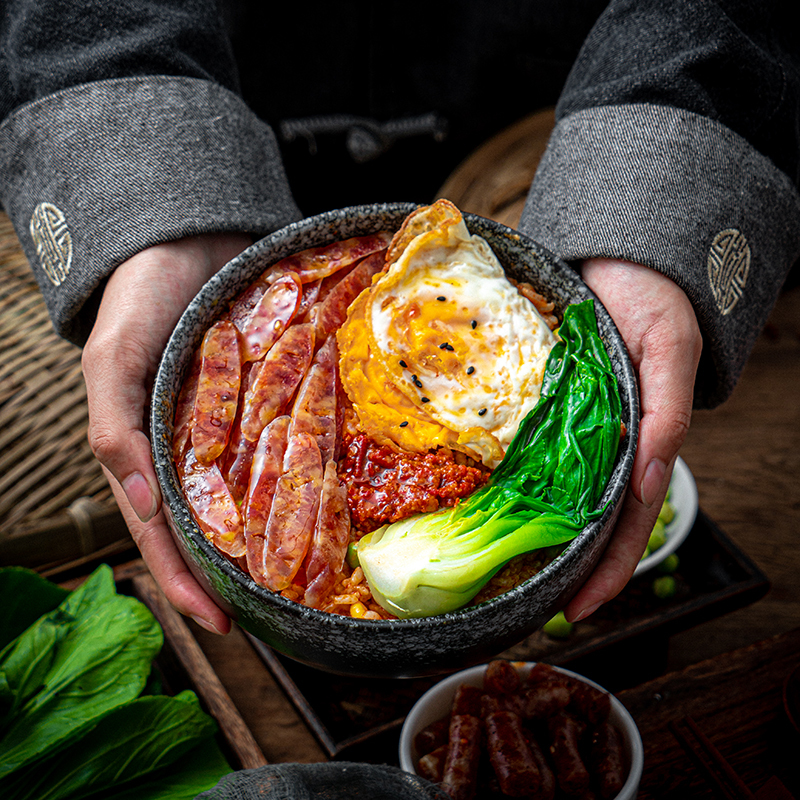 稻花香 自热广式香肠米饭自热小火锅方便速食米饭懒人自煮火锅2桶装