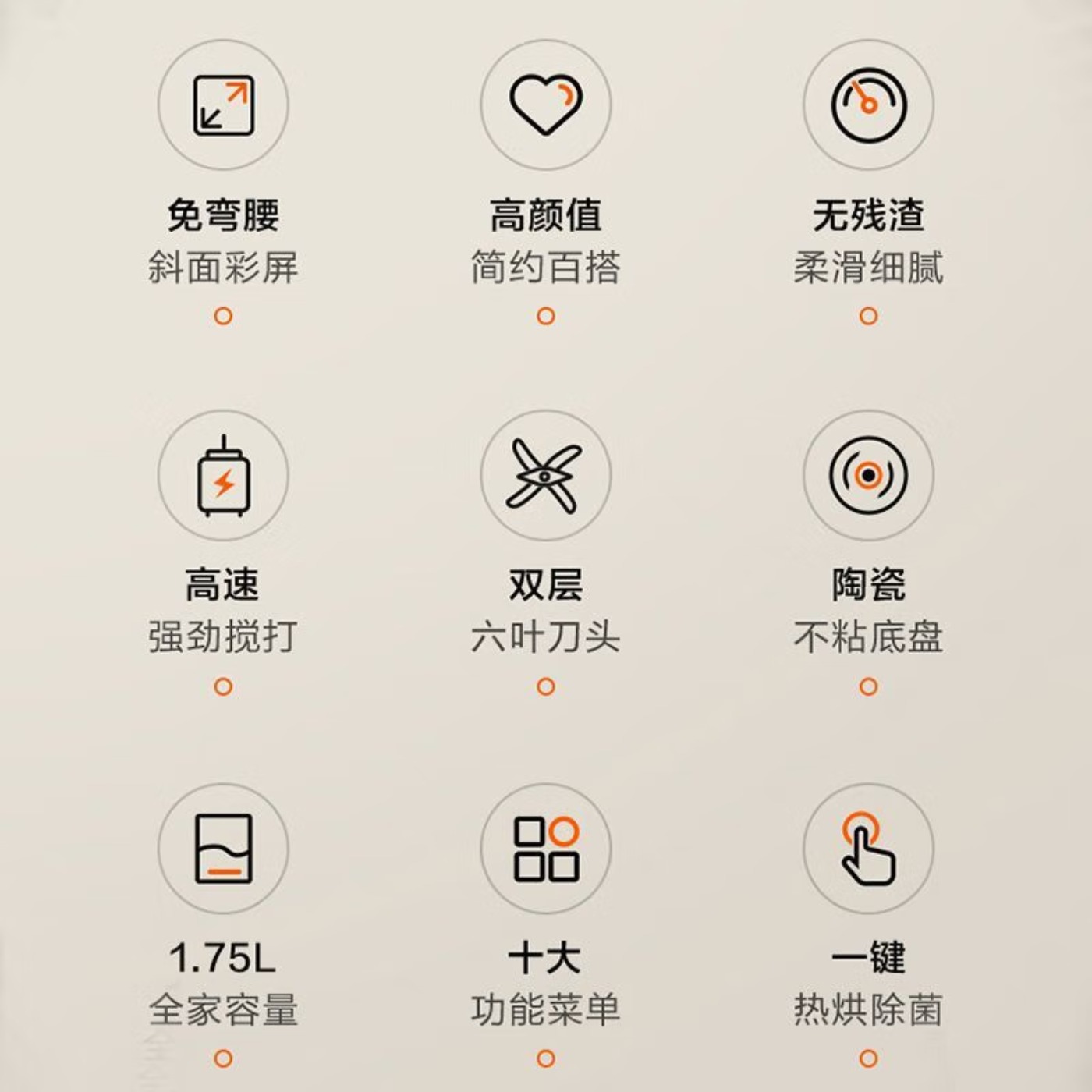 海尔(HAIER)破壁机全自动免手洗多功能豆浆机榨汁机辅食机触控屏1.75L HPB-X117ASZ高清大图