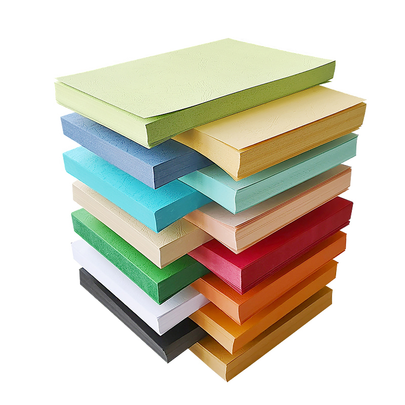 优彩嘉 彩色皮纹纸 A4 230g 粉红色 1503 包高清大图