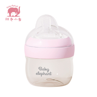 红色小象PPSU宽口径奶瓶(粉)90ml
