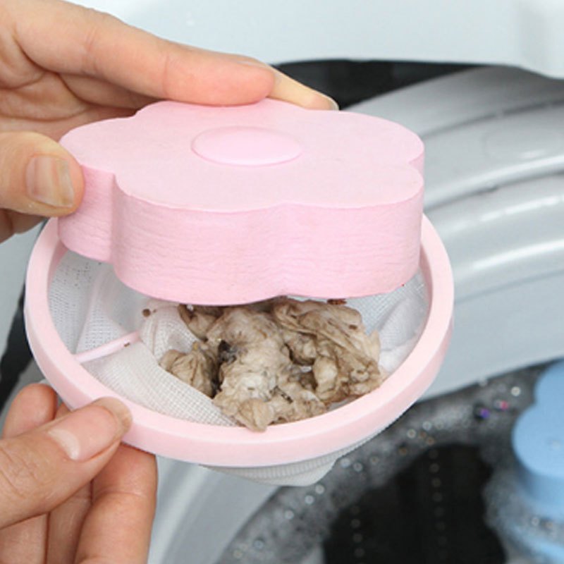 趣涉家居洗衣机过滤网袋除毛器漂浮用网兜吸去毛去污过滤器洗衣袋生活日用收纳用品收纳包