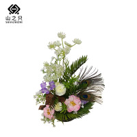 山之只 创意花艺孔雀造型 MZ0133 个