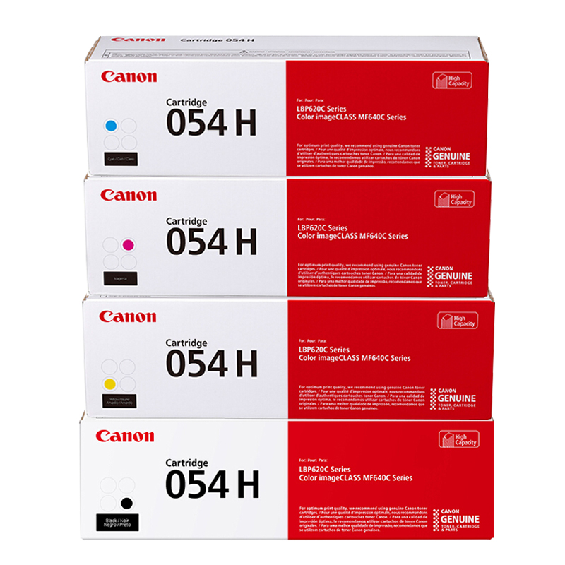佳能(Canon) CRG 054 H BK C M (MF645Cx/MF643Cdw/MF641Cdw/LBP62高清大图