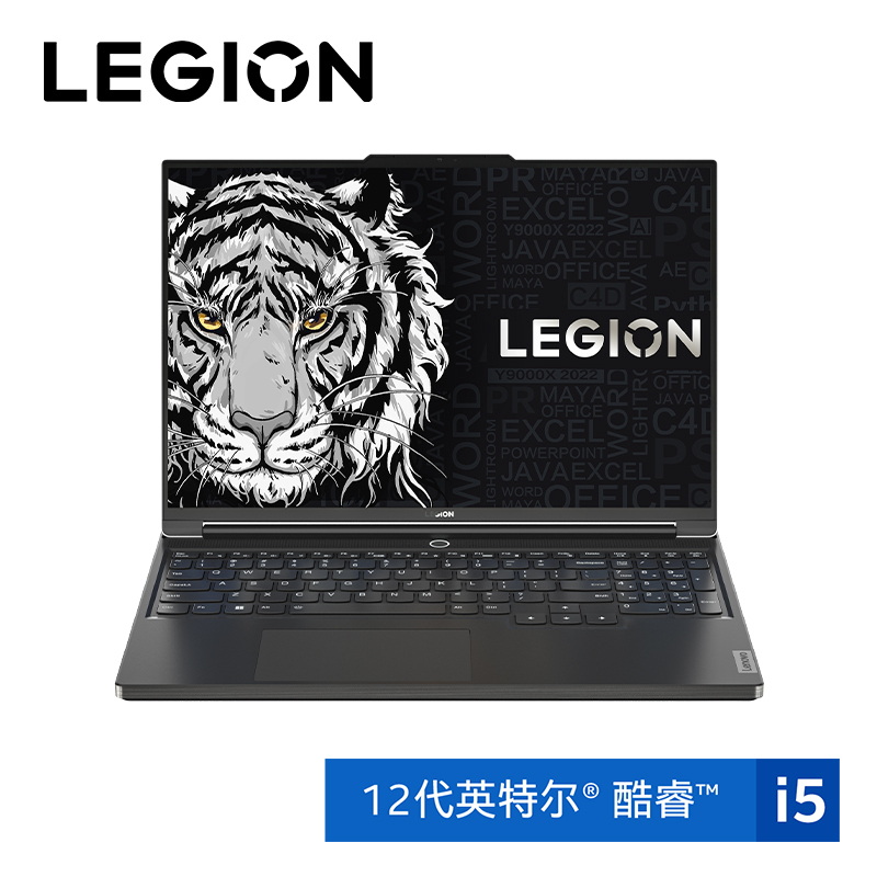 联想(Lenovo)拯救者Y9000X 2022 16英寸游戏本笔记本电脑(12代酷睿 i5-12500H 16G 512G RTX3060 2.5k 165Hz高刷)钛晶灰高清大图