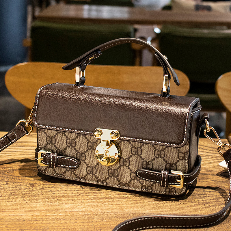 hazy beauty 包包女包2020新款单肩包女网红洋气百搭真皮斜挎包女