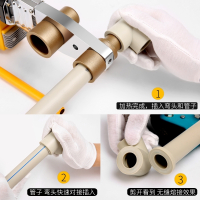 闪电客 威锐特热熔器ppr水管热熔机家用焊接不沾模头热容热合器水电工程 升级款32款数显+大金模头 抖音