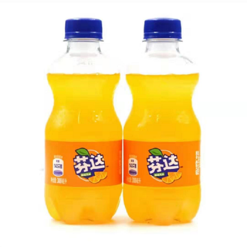苏宁超市自营 芬达橙味瓶装300ml