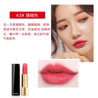 香奈儿（Chanel）口红女士唇膏 炫亮系列 哑光丝绒 43#号珊瑚红+清新邂逅淡香水 50ml 套装
