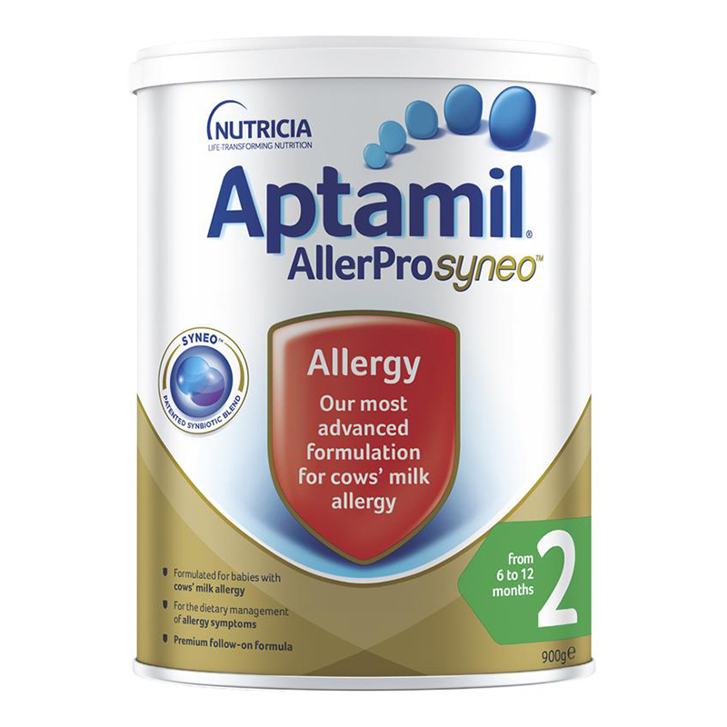 保税发货 爱他美(aptamil)Allerpro深度水解抗过敏奶粉二段900g/罐低乳糖进口特殊配方奶粉6-12个月