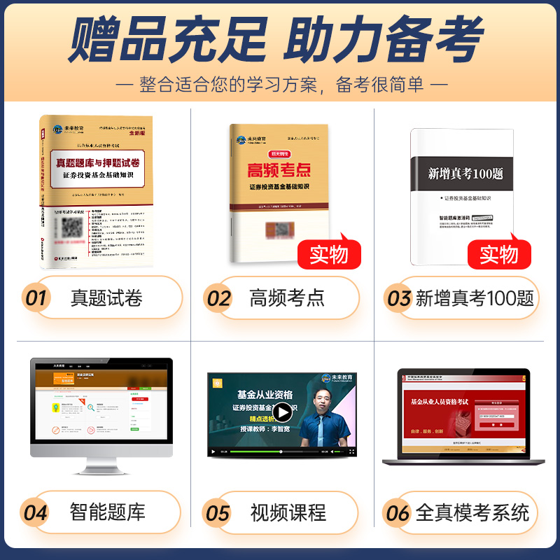[正版]科目二真题试卷2023未来教育基金从业资格考试用书证券投资基金基础知识历年真题库押题试卷可搭基金从业资格考试试高清大图