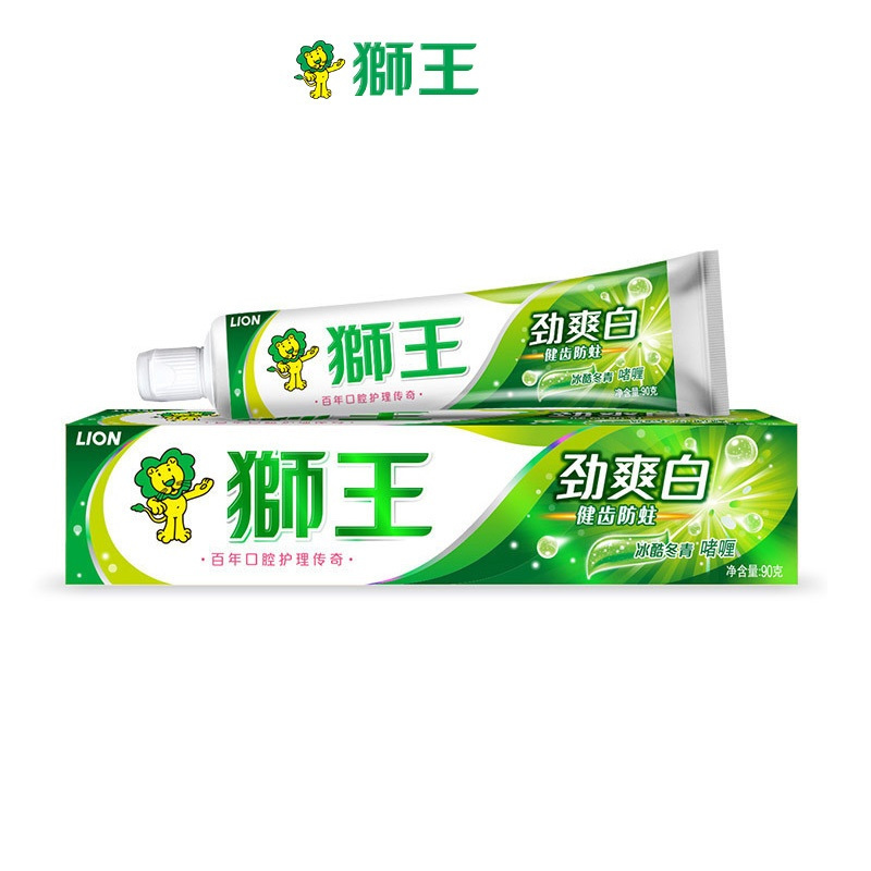 狮王 劲爽白 牙膏冰酷冬青 90g(单位:支)