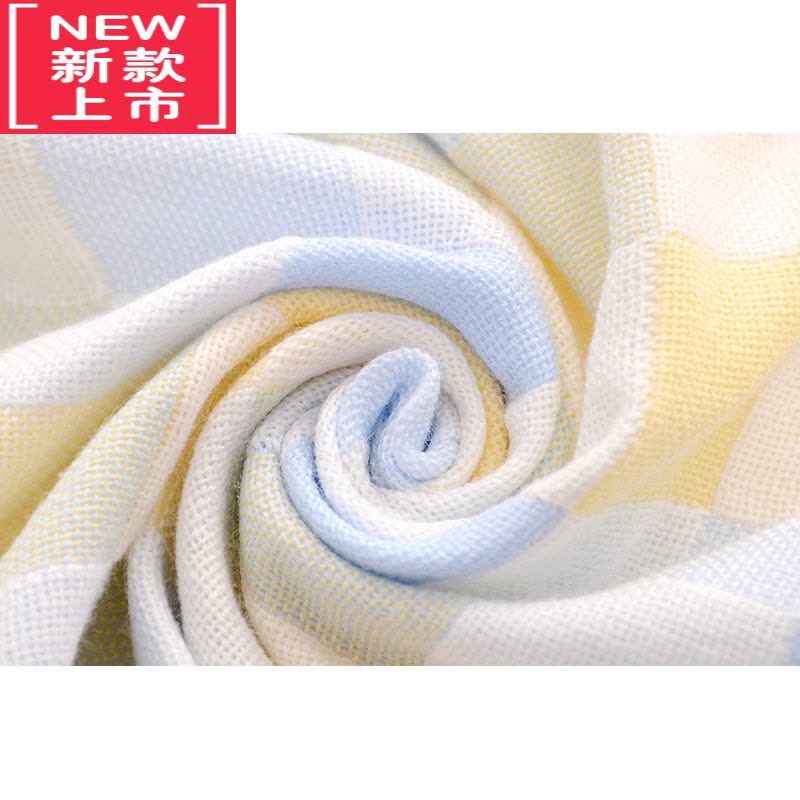 可莉允双层纱布童巾50x25儿童擦脸洗澡双用贴背吸汗毛巾多条优惠装图片