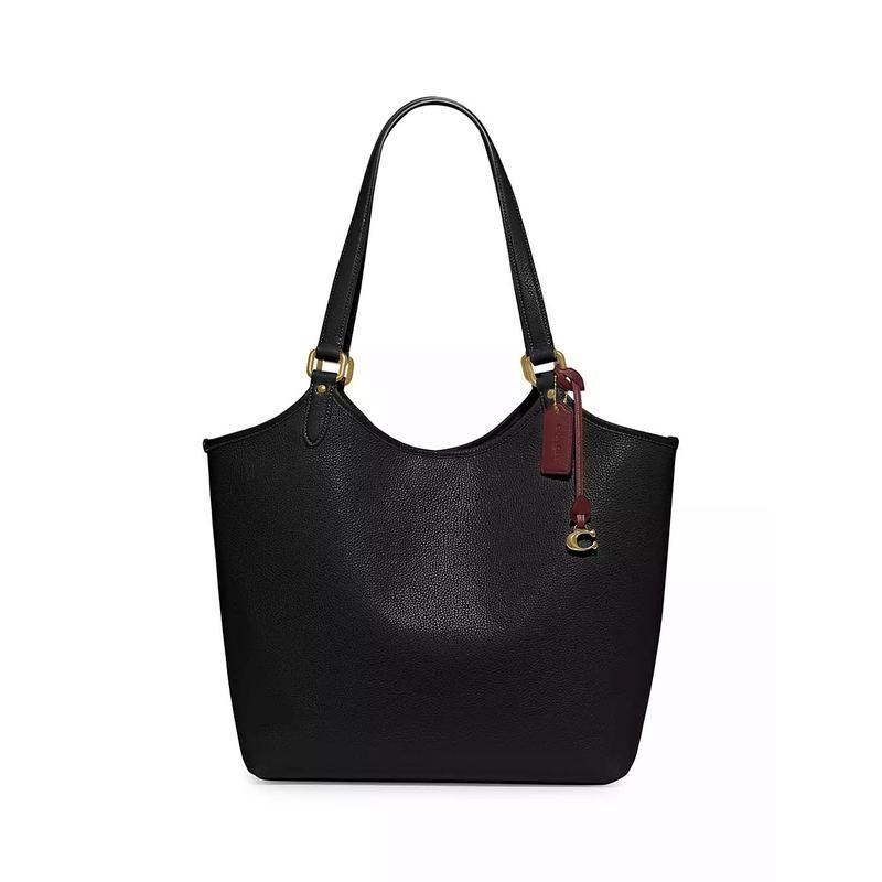 蔻驰coachpolishedpebbleleathereverydaytote皮革托特包单肩包