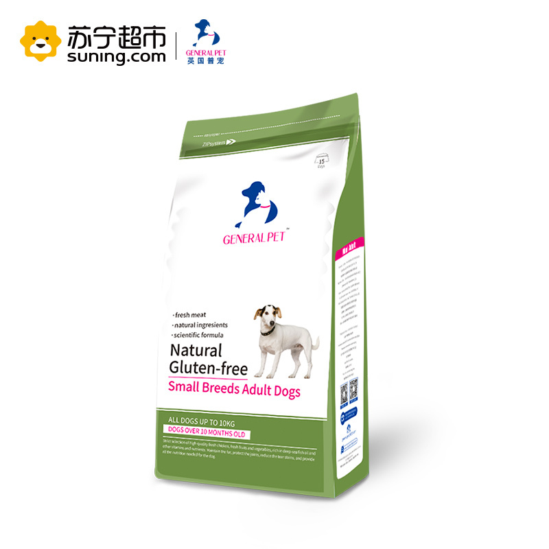英国普宠GENERAL PET 中小型犬成犬狗粮1.5KG