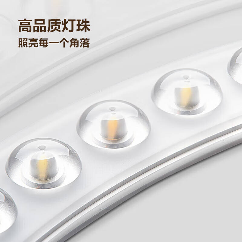 公牛(bull) MD-A048A-AS透镜模组圆形灯贴 6500K,48W (2只)