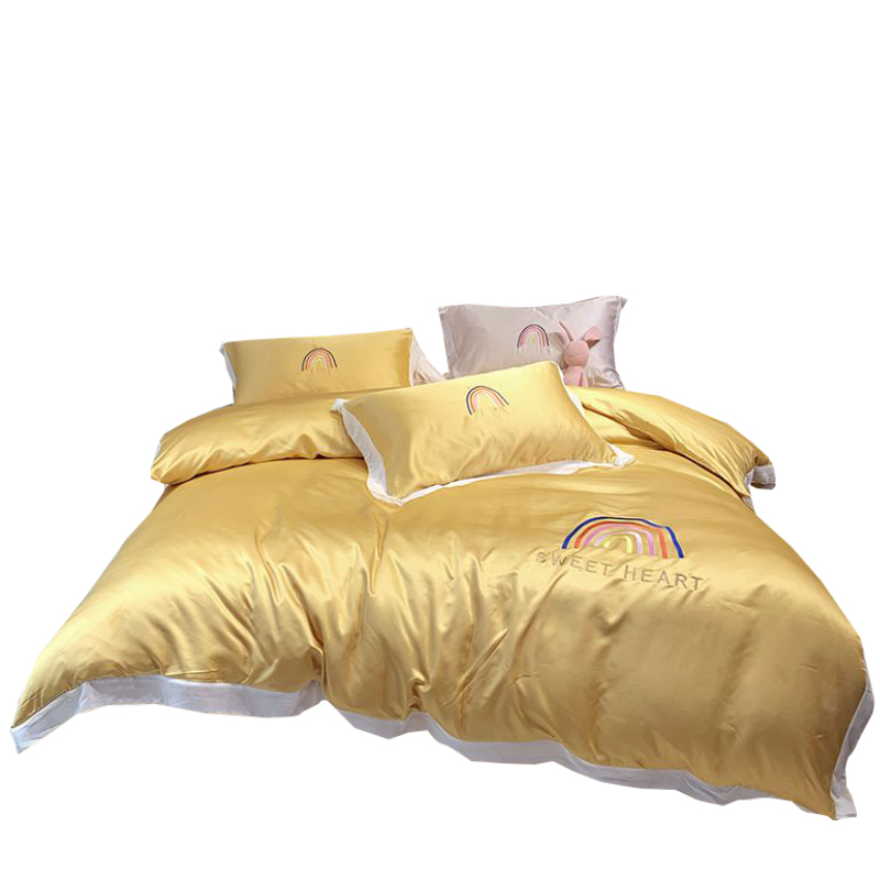 床上四件套款床单亲肤一米八被罩220×240四季通用个性高清大图