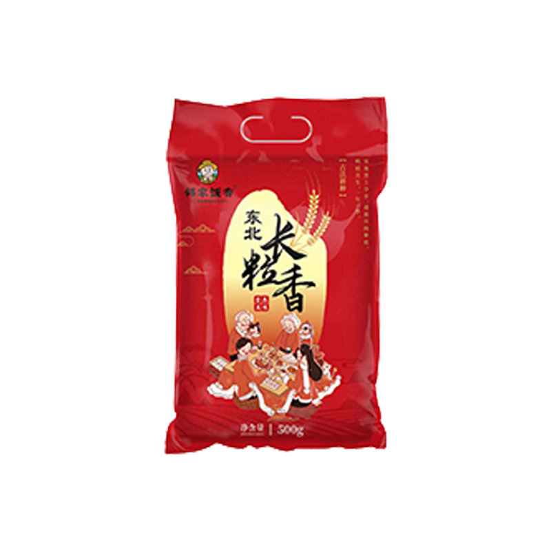 邻家饭香 东北大米长粒香500g/袋 非真空包装LJFX13-C高清大图